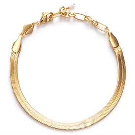 Anni Lu Snake Charmer Bracelet, Guld
